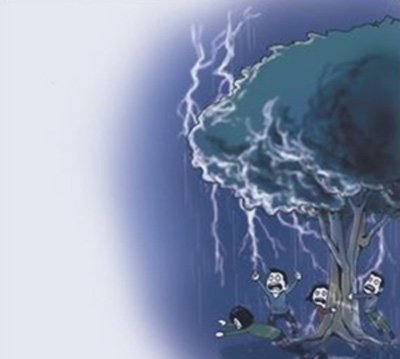  雷雨臨空，你應(yīng)該躲到哪里去？-雷擊事故